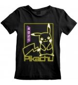 Pokémon – Pikachu Neon – detské tričko 5 – 6 rokov