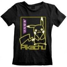 Pokémon – Pikachu Neon – detské tričko 5 – 6 rokov